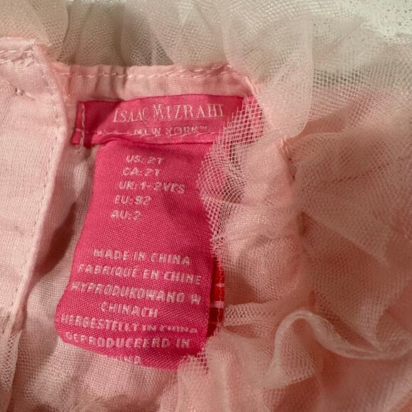 Isaac Mizrahi Toddler Girl 2T Formal Soft Pink Dress - Picture 3 of 6